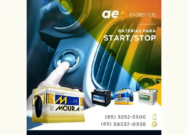 Bateria 72Ah Moura agm, alta tecnologia no seu carro