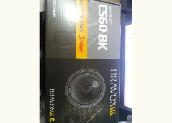 Kit 2 vias bravox linha Black novo na embalagem garantia instalado