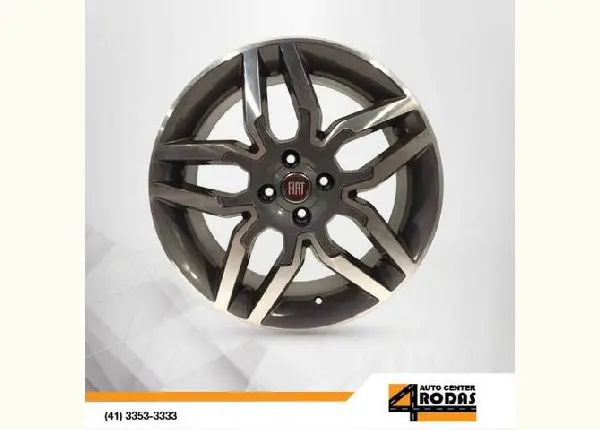 Roda ARO 17 4X98 Krmai R-23 A441 GD Prata/Diam
