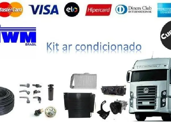 Kit ar condicionado scania volvo mecedes vw