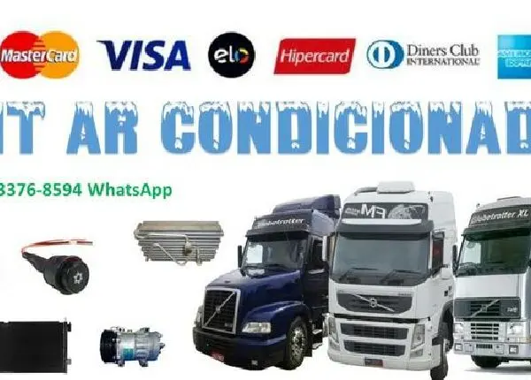 Kit ar condicionado scania volvo mecedes vw