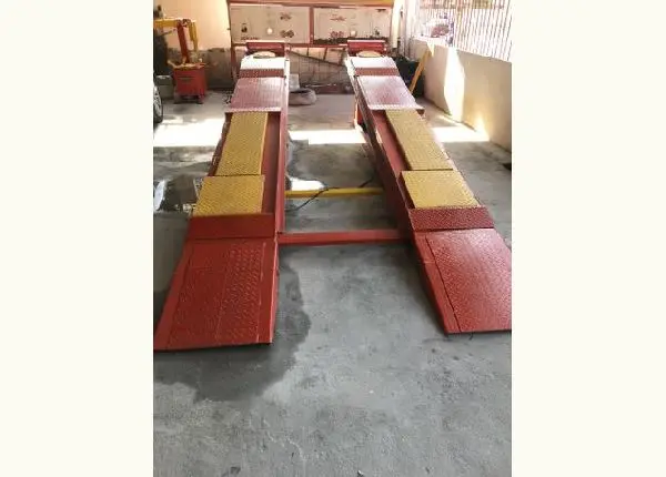 Rampa para Alimhamento, Painel, máquina de balancear e montadora de pneus