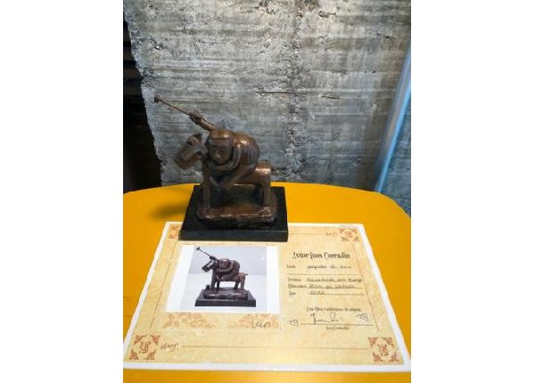 Escultura/Estátua em Bronze - Inos Corradin - Com certificado