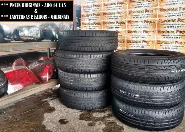 Pneus Aro 14, 15 E 16. Varias marcas e medidas !!! Lanternas e Faróis Originais !