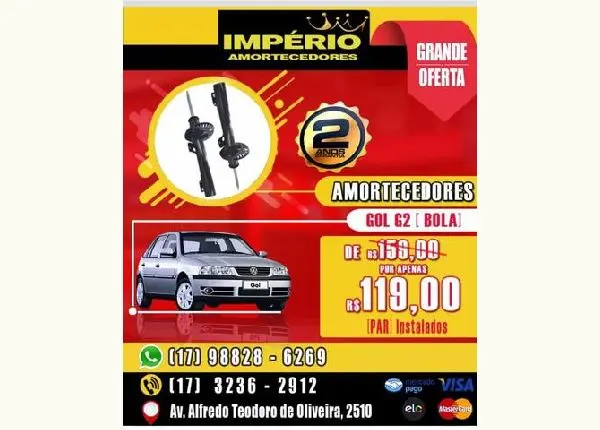 Super Promoção linha Gol G1-2-3-4-5-6-7