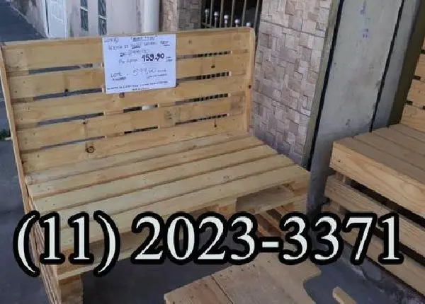 Sofá de Pallet para bar