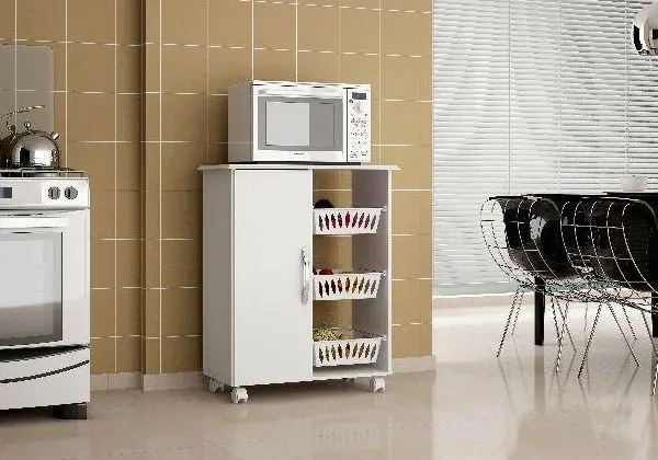 Fruteira e mesa pra microondas