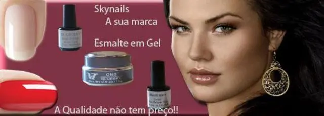 ESMALTE EM GEL SKYNAILS, QUALIDADE NAS UNHAS