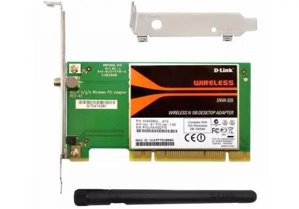 Placa de Rede DLink Wireless N150Mbps Pci DWA-525