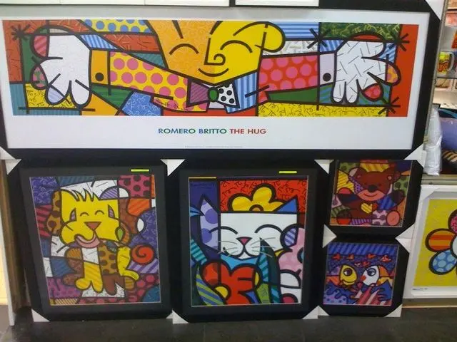 quadros com reproducoes de romero britto em oferta