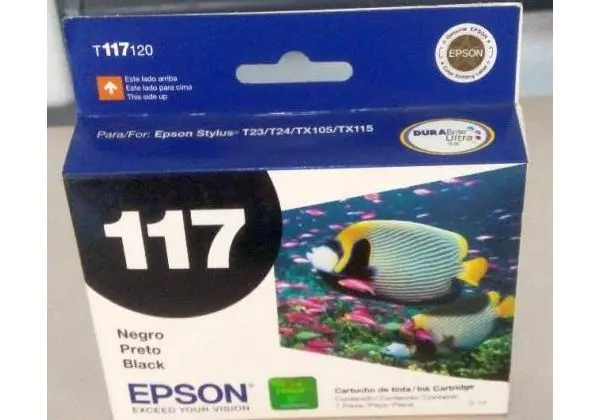 476 - Cartucho T117 120 Epson preto 5ml