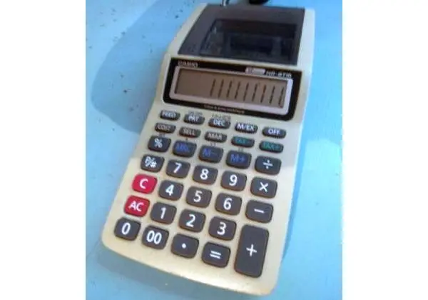 Calculadora Cássio HR-8TM 12 dígitos