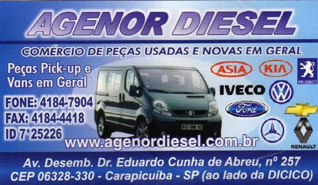 PEÇAS DE TRAFIC E VANS EM GERAL