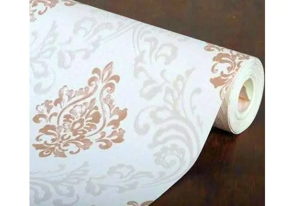 Papel de parede Arabesco e Fundo Em Tons de Rosê