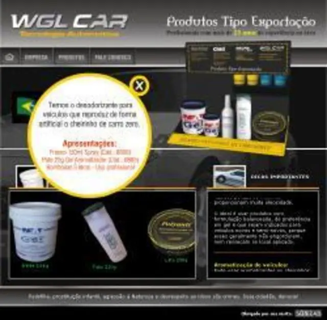 Produtos para limpeza e Conservação de Veículos