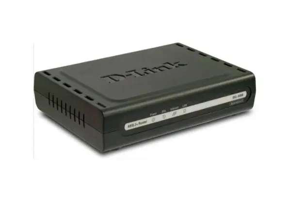 Modem DSL-500B Preto ADSL2+ 1xRJ45 1xRJ11