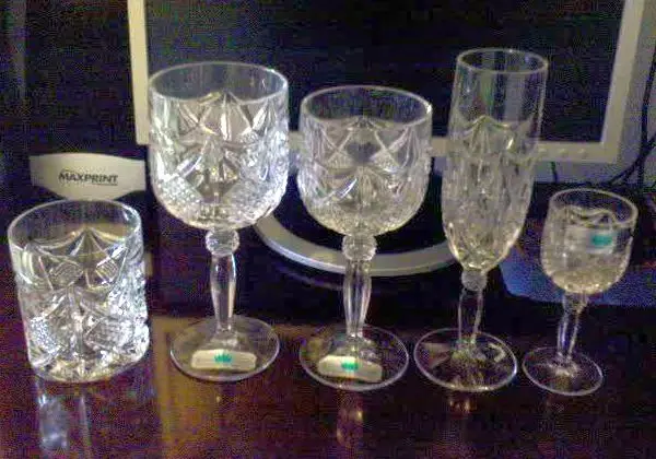 Taças de Cristal