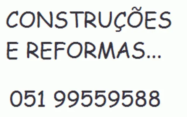eletricista pedreiro pintor empreiteiro construtora