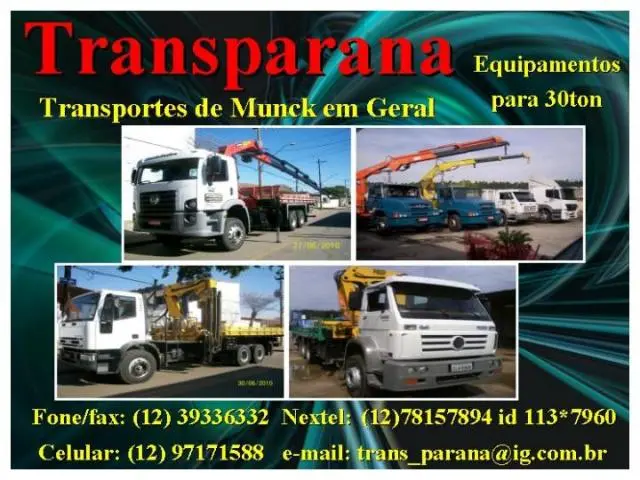 Munck e Guindastes para Locação