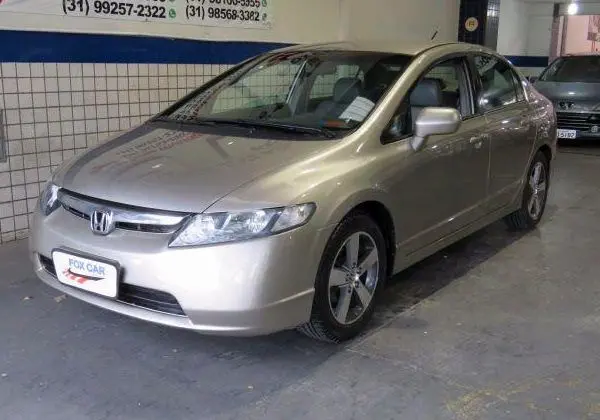 Honda Civic LXS 1.8 ano 2007 Automático 0500 - 2007