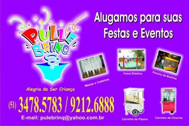 LOCAÇOES DE BRINQUEDOS