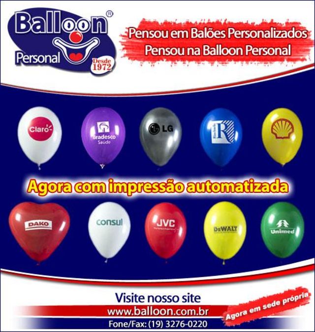 Baloes Personalizados - Balloon Personal