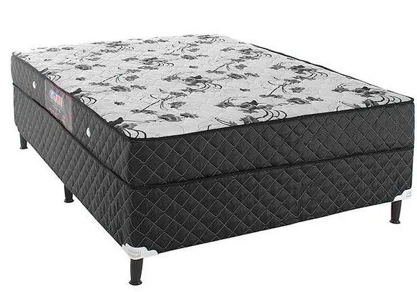 Cama box acoplado ortopédica com 02 travesseiros grátis