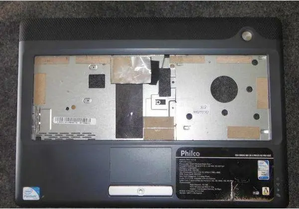 393 - Carcaça touchpad do notebook Philco PHN 14118C