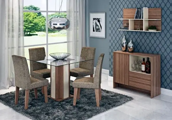 Conjunto de mesa pra copa nova zero bala