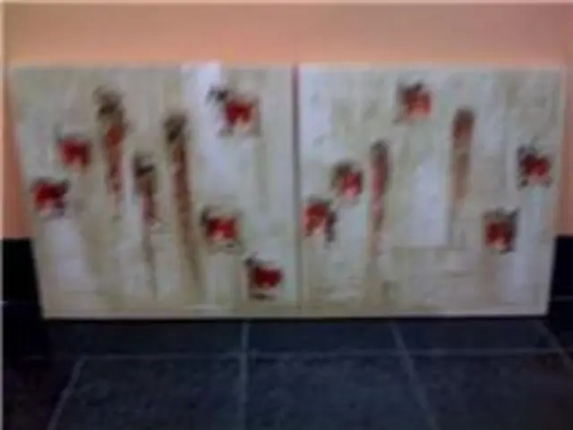 telas , mandals pintadas e assinadas
