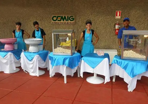 Seu Evento com Pipoca feito por Equipe Prosfissional, Ações e Marketing