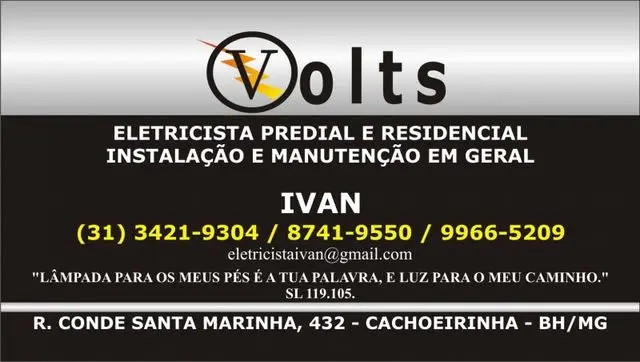 ELETRICISTA EM BELO HORIZONTE
