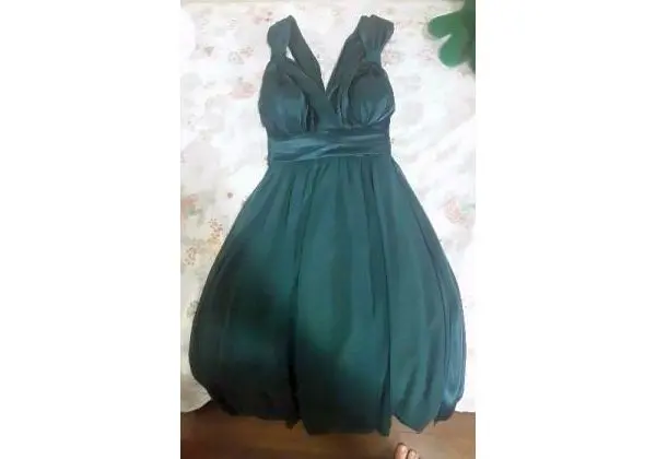 Vestido verde de festa