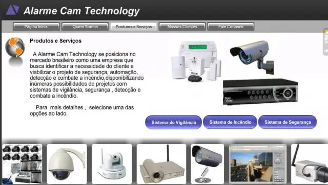 Projeto e Instalação de Câmeras e Alarmes