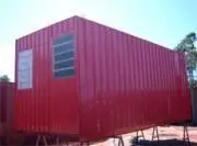 Caminhão munck e container