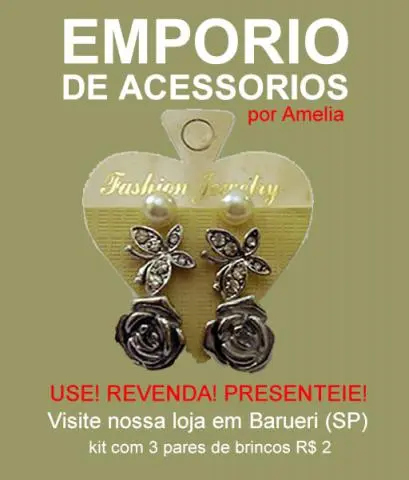EMPORIO DE ACESSORIOS outlet e revenda de bijoux
