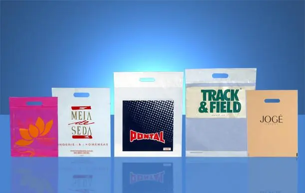 Shopping das Embalagens, Sacolas Alça Fita 40x50, diversas cores e tamanhos material bem resistente