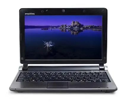 Netbook Emachines E250 Intel Atom 1.6, memória 2 GB, HD 250 HD