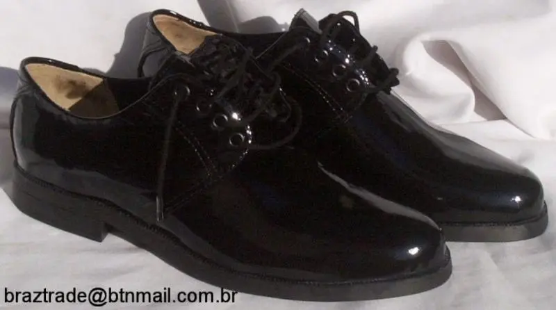 Sapato em Couro Verniz Legítimo Bico Fino - Direto da Fábrica