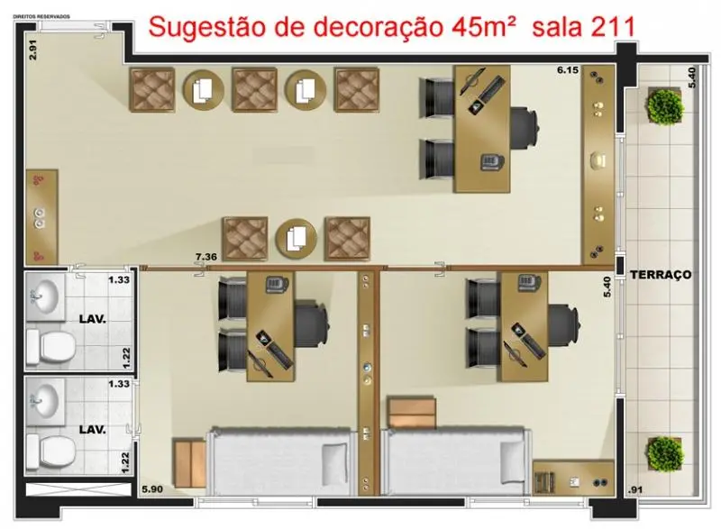 SALAS COMERCIAIS - NEXT OFFICE - CAMPO BELO