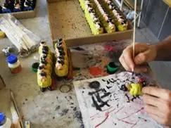 Artesanato brinquedo boneco cana brava - pacote com 100 unidades