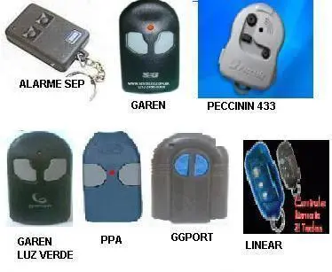 Placa para portão automático