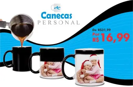 Canecas Mágicas Personalizadas