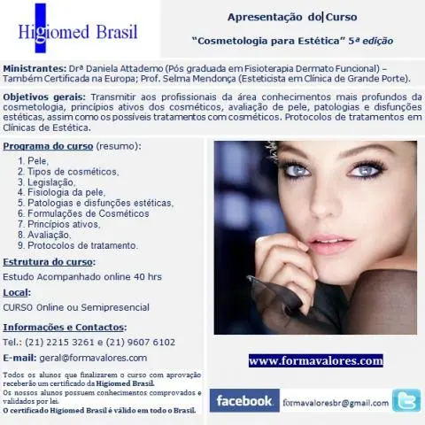 Cosmetologia para Estética