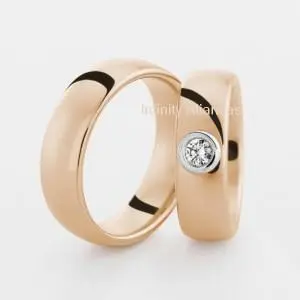 Aliança noivado, casamento 18k