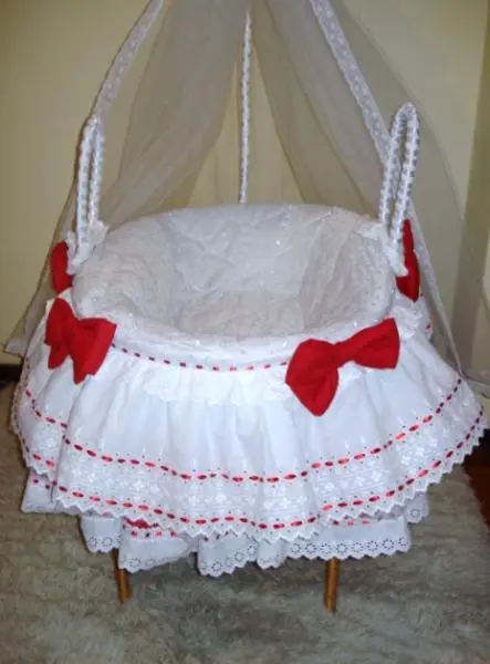 Moises de Vime para bebê decorado