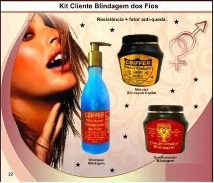 Produtos de Beleza - Kit Blindagem de fios linha manutenção