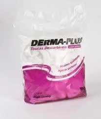 TOUCA DESCARTÁVEL DERMA-PLUS 100 unidades