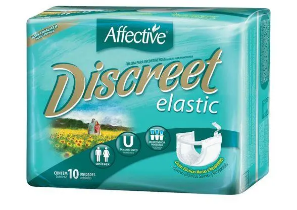 ABSORVENTE AFFECTIVE ELASTIC com 10 unidades