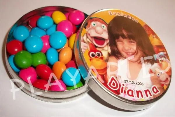 LEMBRANCINHA DE ANIVERSÁRIO LATINHA PERSONALIZADA